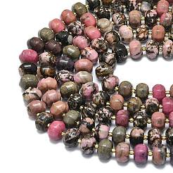 Natural Rhodonite Beads Strands&nbsp;G-P573-B07-01