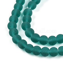 Transparent Glass Beads Strands&nbsp;GLAA-T032-T4mm-MD21