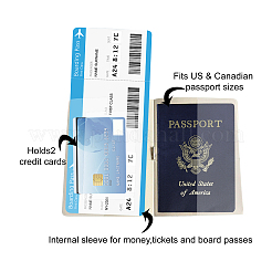 1Pcs Imitation Leather Passport Holder Cover Case&nbsp;AJEW-CN0001-12B