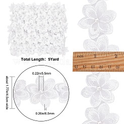 5 Yards Organza Lace Embroidery Costume Accessories&nbsp;DIY-GF0005-18C