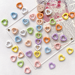 32Pcs 8 Colors Baking Paint Alloy Bead Frame&nbsp;FIND-SP0004-50A