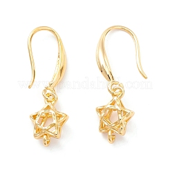 Rack Plating Brass Earring Hooks&nbsp;KK-D069-12G-02-RS