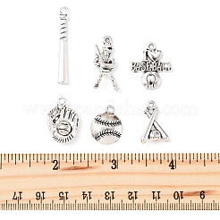 70Pcs 7 Styles Tibetan Style Alloy Message Pendants&nbsp;TIBEP-FS0001-36
