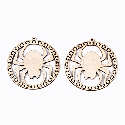 Undyed Natural Wooden Big Pendants&nbsp;LS-X-WOOD-N007-076
