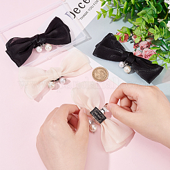 4Pcs 2 Colors Polyester Bowknot Shoe Decorations&nbsp;FIND-FG0002-39