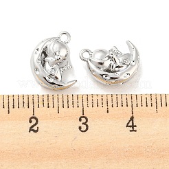 Brass Micro Pave Cubic Zirconia Pendants&nbsp;KK-E090-23P