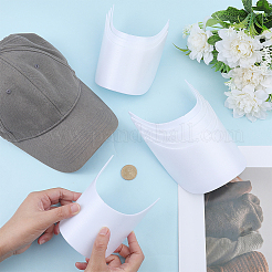 10Pcs PE Plastic Hat Brim Board for Peaked Cap&nbsp;DIY-CP0013-58A