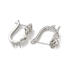 Brass Earring Findings&nbsp;KK-D226-09P