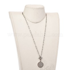 Non-Tarnish 304 Stainless Steel Pendant Necklaces&nbsp;NJEW-JN02951