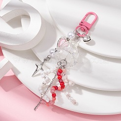 Luminous Acrylic Star Pendant Decoration&nbsp;HJEW-JM01443-01