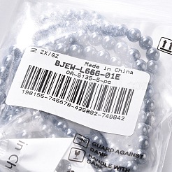 Terahertz Stone Beads Stretch Bracelets&nbsp;BJEW-L666-01E