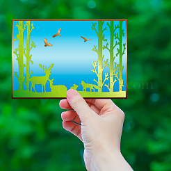 Forest Deer Carbon Steel Cutting Dies Stencils&nbsp;DIY-WH0309-1362
