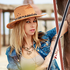 7Pcs 7 Styles Imitation Leather Hat Bands&nbsp;DIY-OC0014-31