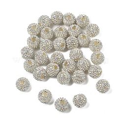 Sparkle Glass Rhinestone Round Beads&nbsp;OACR-S048-01C