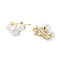 Rack Plating Brass  Stud Earring&nbsp;EJEW-C081-38G