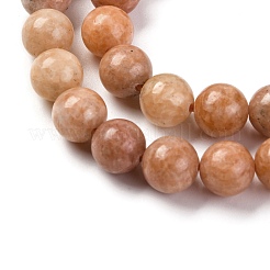 Natural Orange Quartz Beads Strands&nbsp;G-P551-A01-03