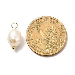 Natural Cultured Freshwater Pearl Pendants&nbsp;X-PALLOY-JF00942-01