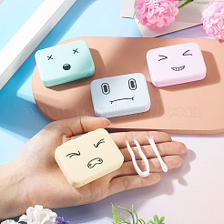 4 Bags 4 Colors Plastic Contact Lens Care Tool Set&nbsp;AJEW-TAD0001-02