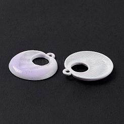 Gradient Spray Painted Alloy Pendants&nbsp;FIND-E026-01