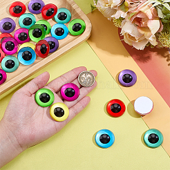 32Pcs 8 Colors Glass Craft Doll Eye&nbsp;DIY-PH0030-11