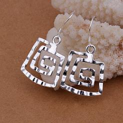 Screw Shape Brass Dangle Earrings&nbsp;EJEW-BB11986