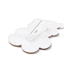 Christmas Theme Acrylic Badges&nbsp;JEWB-B010-08