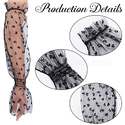 Outdoor Cycling Polyester Lace Sleeves&nbsp;AJEW-WH20067-033B