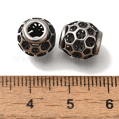 304 Stainless Steel European Beads&nbsp;STAS-D191-22A-AS