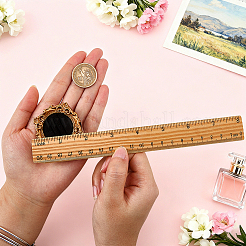 Round Wood Ring Display Trays&nbsp;RDIS-WH0032-006D