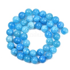 Natural Dyed White Jade Beads Strands&nbsp;GG-CBAEB22-B01-8mm-07