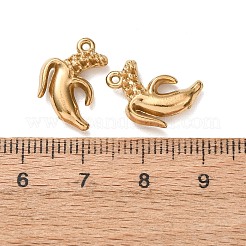 304 Stainless Steel Charms&nbsp;STAS-Z176-01G-04