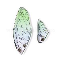 Epoxy Resin Butterfly Wing Pendants&nbsp;RESI-T057-89D