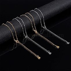 20Pcs 2 Colors 304 Stainless Steel Cable Chain&nbsp;AJEW-UN0001-15