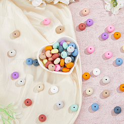 120Pcs 15 Colors Food Grade Eco-Friendly Silicone Beads&nbsp;SIL-FH0001-14