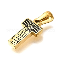 Golden 304 Stainless Steel Pendants&nbsp;STAS-K300-01G-T