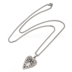 Heart Pendant Necklaces&nbsp;NJEW-A023-03P