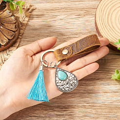 Cowhide Leather Keychain&nbsp;KEYC-TAC00028