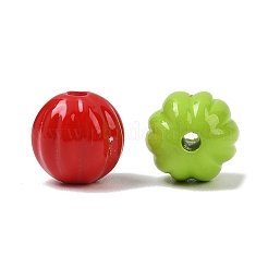Baking Paint Opaque Acrylic Beads&nbsp;OACR-F014-02A