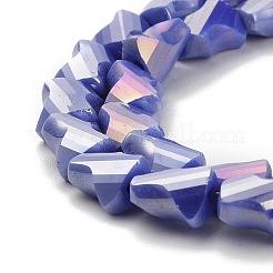 Electroplated Glass Beads Strands&nbsp;GLAA-G092-A-06