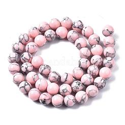 Dyed Synthetic Turquoise Gemstone Bead Strands&nbsp;TURQ-R032-8mm-XSS04
