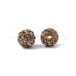 Polymer Clay Rhinestone Beads&nbsp;RB-H284-6MM-246