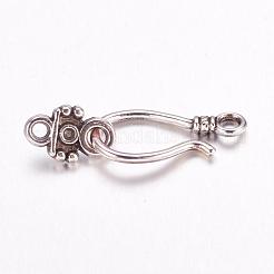 Tibetan Style Hook and Eye Clasps&nbsp;LF1278Y-NF