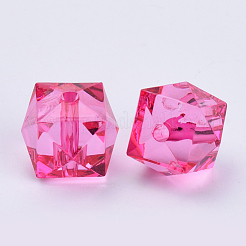 Transparent Acrylic Beads&nbsp;X-TACR-Q259-8mm-V08