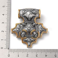 Ion Plating(IP) Viking 304 Stainless Steel Pendants&nbsp;STAS-D014-08AG
