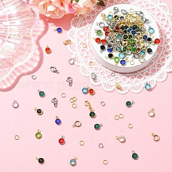 40Pcs 304 Stainless Steel Glass Charms&nbsp;STAS-YW0002-99