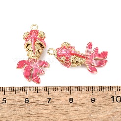 Brass Micro Pave Cubic Zirconia Pendants&nbsp;KK-D019-30G