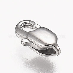 Non-Tarnish 316 Surgical Stainless Steel Lobster Claw Clasps&nbsp;X-STAS-Z013-01C