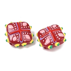 Glass Imitation Jade Beads&nbsp;GLAA-L051-03H