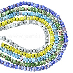 1 Strand Handmade Millefiori Glass Beads Strands&nbsp;LAMP-YW0004-16A