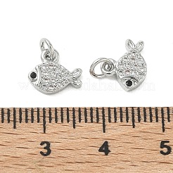 SHEGRACE Brass Micro Pave Cubic Zirconia Pendants&nbsp;XGRQ3D389-488P